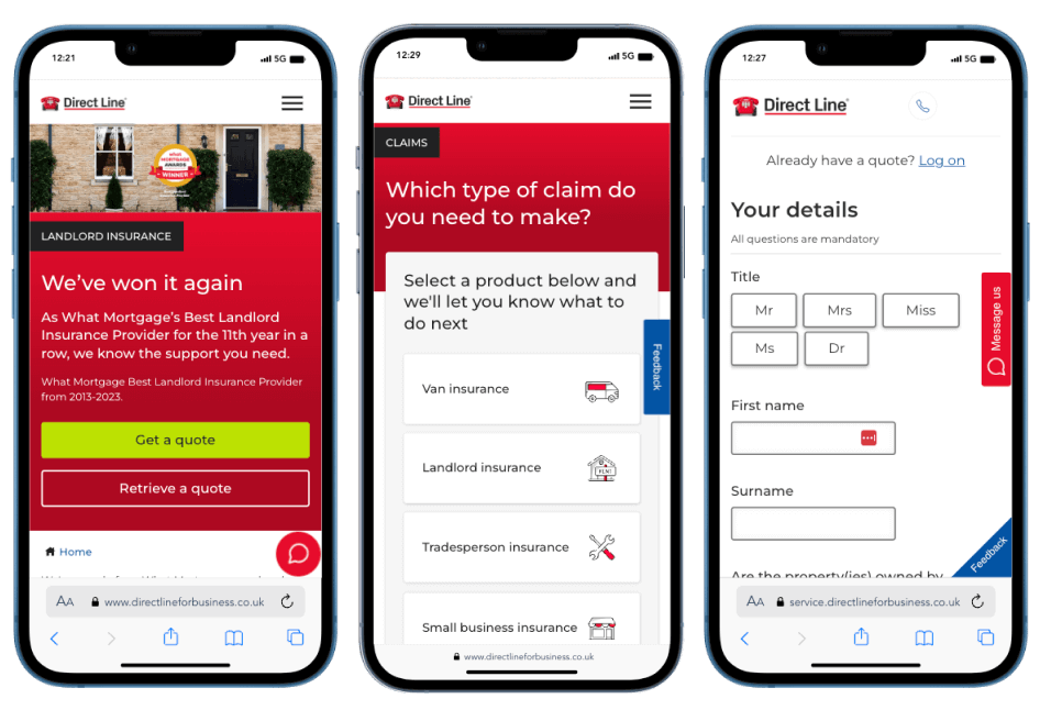 My work with Direct Line Group