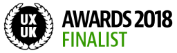 Finalist at UX UK Awards 2018